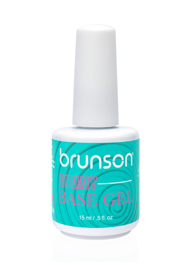 brunson Gummy Base Gel For Acrylic Powder Nail Art 15ml BGMBG 