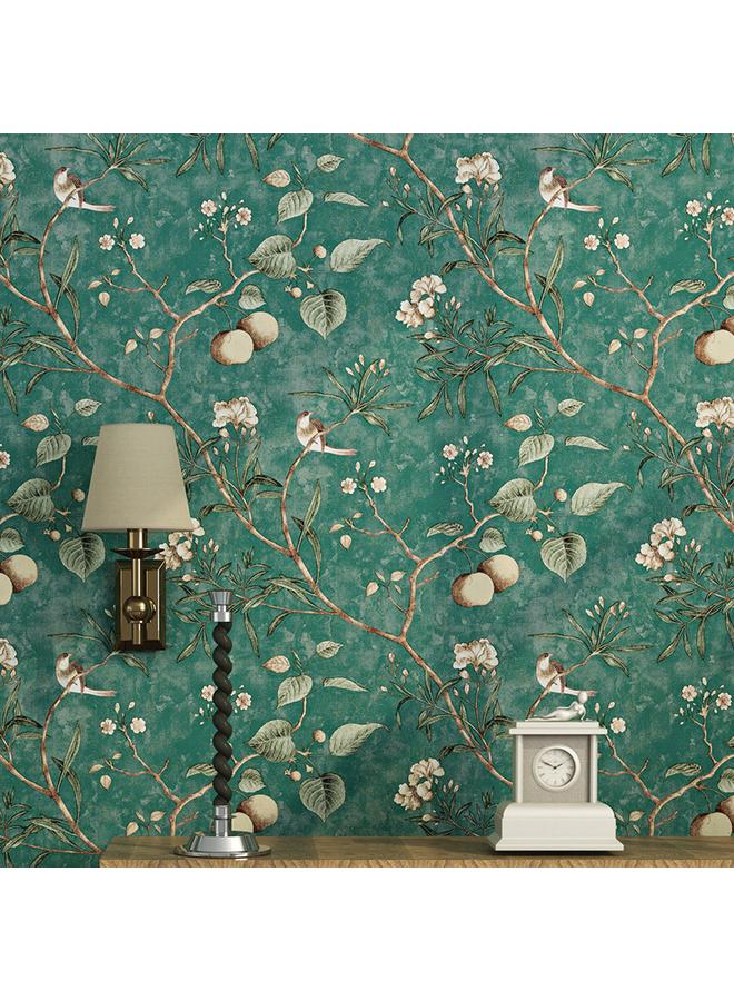 Bluejw American Wallpaper Self-adhesive Bedroom 3D Retro Non-woven TV Background Wall Living Room Self-adhesive Wallpaper Wholesale - Image 4
