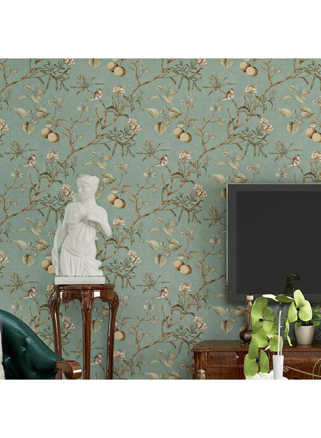 Bluejw American Wallpaper Self-adhesive Bedroom 3D Retro Non-woven TV Background Wall Living Room Self-adhesive Wallpaper Wholesale - Image 5