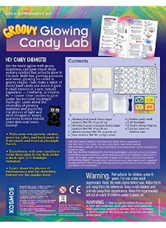 Thames & Kosmos Groovy Glowing Candy Lab Stem Kit ; Make Glowinthedark Candies Ice Cubes ; Explore Luminescence & Chemistry Of Gummies ; Cool Ss Flavors Safe To Eat ; Includes Led Flashlight  - Image 2
