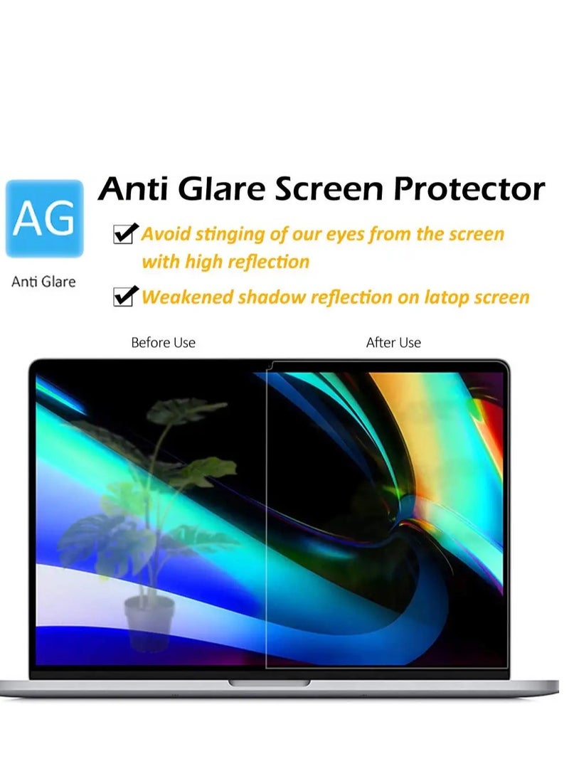 1Pack Anti Glare Light Matte Laptop Screen Protector Compatible with 2024-2021 MacBook Pro 14 inch M4 M3 M2 M1 Pro/Max(A3112/A3185/A3401/A2918/A2992/A2442/A2779), Eye Protection Anti Glare Computer Screen Cover  - Image 1