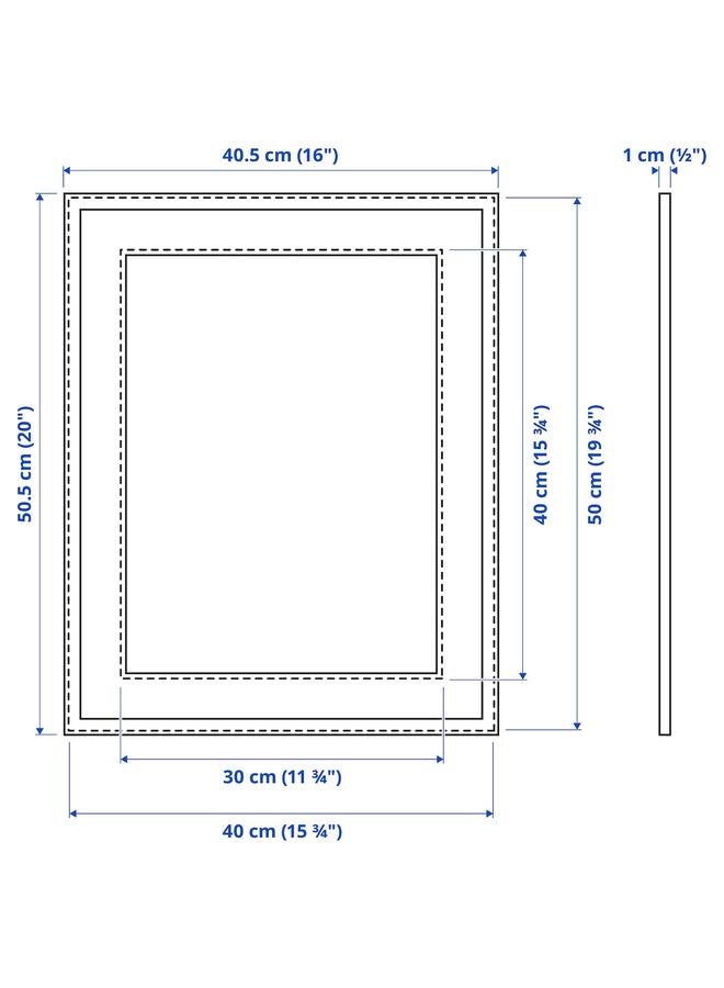 زبون إطار، لون ذهبي، 40×50 سم - Image 5