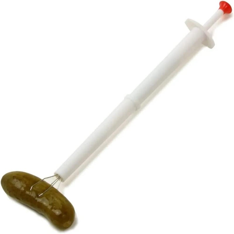 HSHQING Pickle Pincher Pickle Picker Fork,8inch Flexible Olive Pepper Food Grabber - Image 1