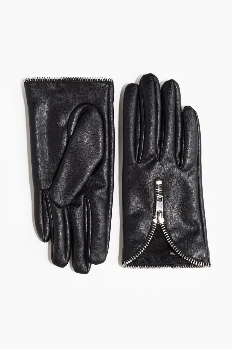 H&M Zipped gloves