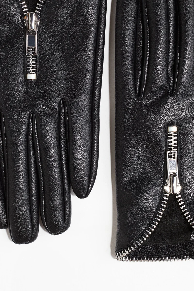 H&M Zipped gloves