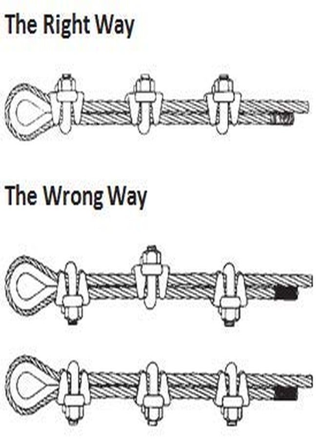 PK Galvanised Steel U Clamp with Nut 10 MM for Gym, Climbing, Hanging, Rigging & Multipropose (4 Pcs) - Image 3
