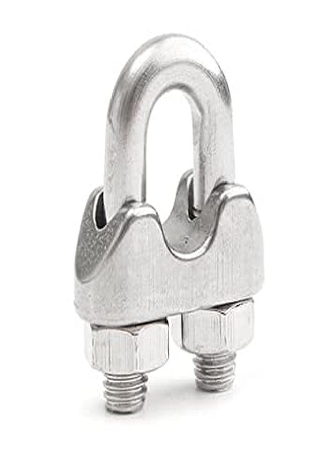 PK Galvanised Steel U Clamp with Nut 10 MM for Gym, Climbing, Hanging, Rigging & Multipropose (4 Pcs) - Image 1