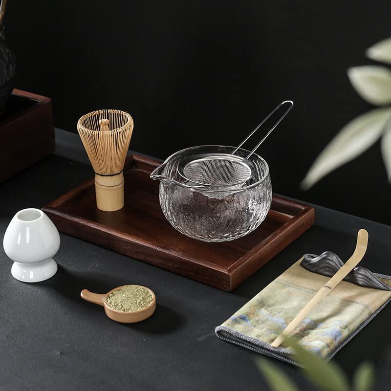 PARAFUL Matcha Tea Set, Matcha Bowl and Whisk set, Matcha Starter Kit, Matcha Ceremony Kit Japanese Tea Ceremony Set for Matcha Making - Image 3