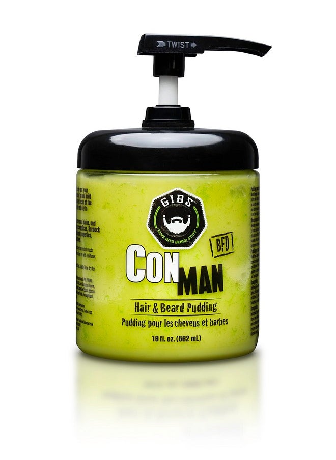 GIBS GROOMING Con Man Hair & Beard Pudding 19 Fl Oz  - Image 2