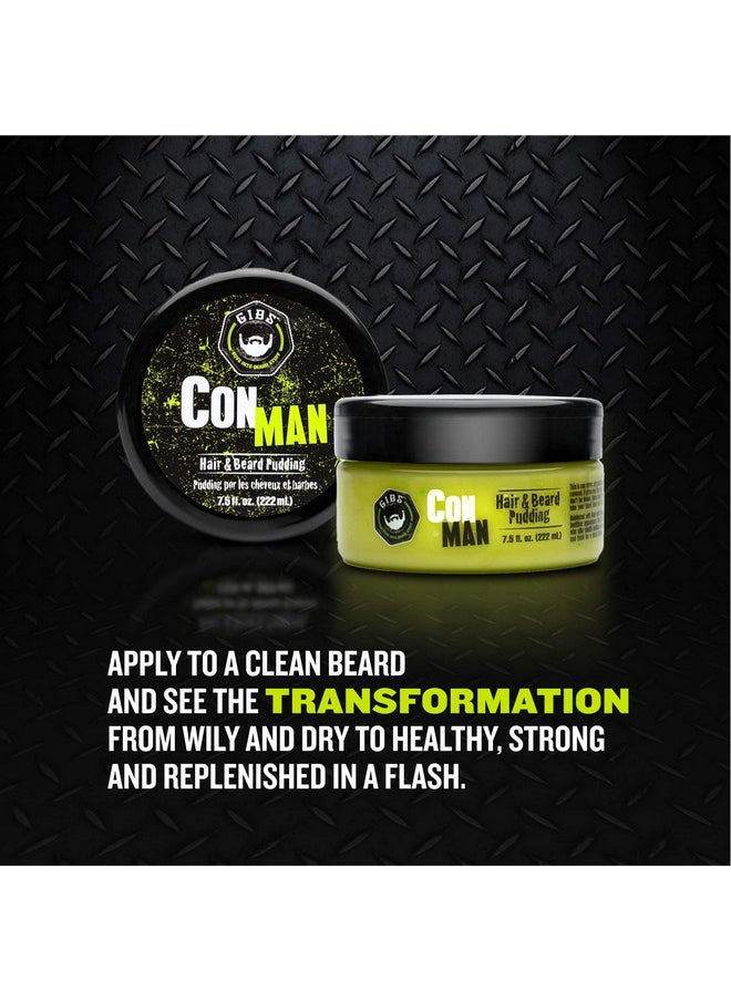 GIBS GROOMING Con Man Hair & Beard Pudding 19 Fl Oz  - Image 5