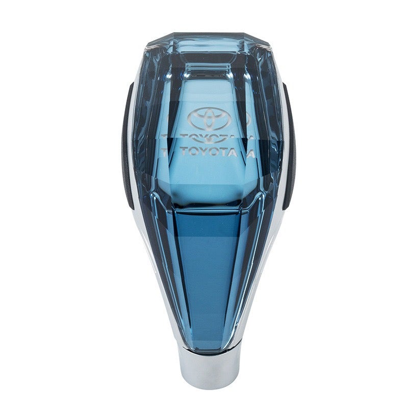 WU LED Crystal Car Manual Gear Shift Knob for Toyota Mazda Mitsubishi Universal Accessories - Image 1
