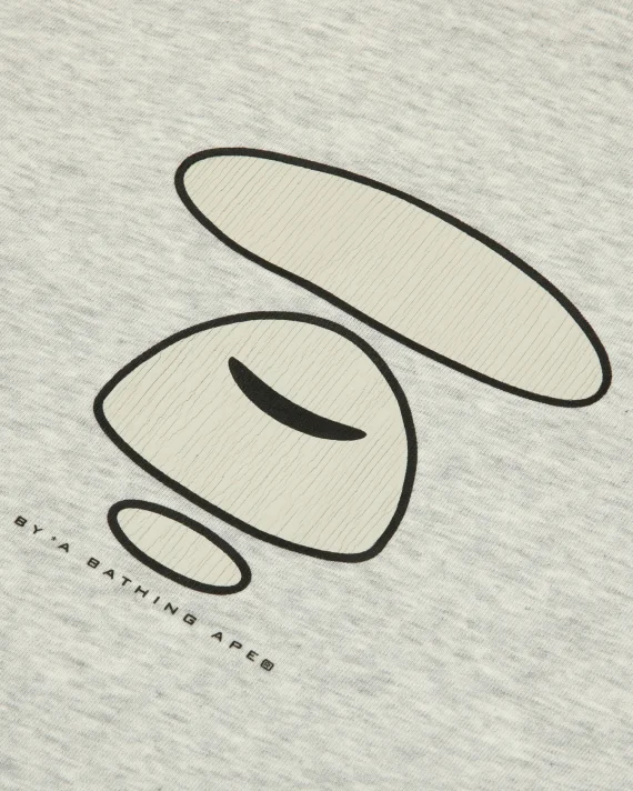 AAPE Moonface logo gradient short sleeve tee