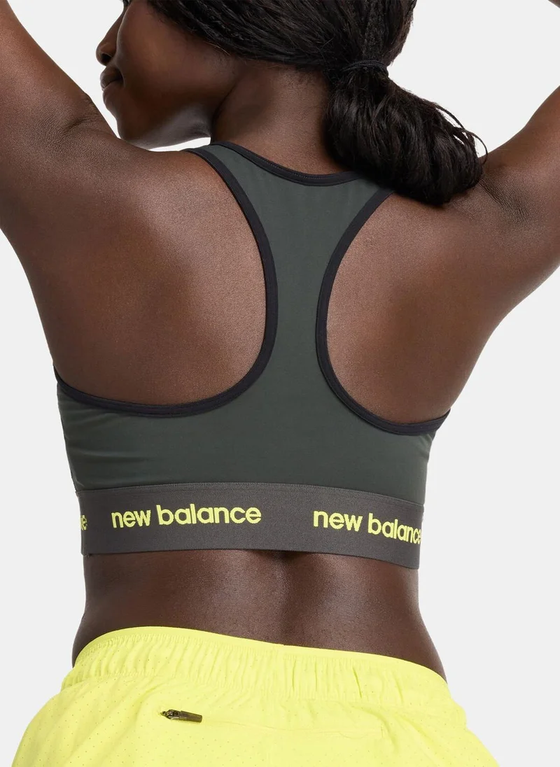 New Balance Women's Sleek Medium-Support Training Sports Bra