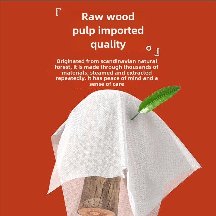 Planting and protecting paper towel household toilet paper napkin affordable toilet paper trembles with 20 large bags Wholesale(Plant protection orange thick 20 packs) - Image 3