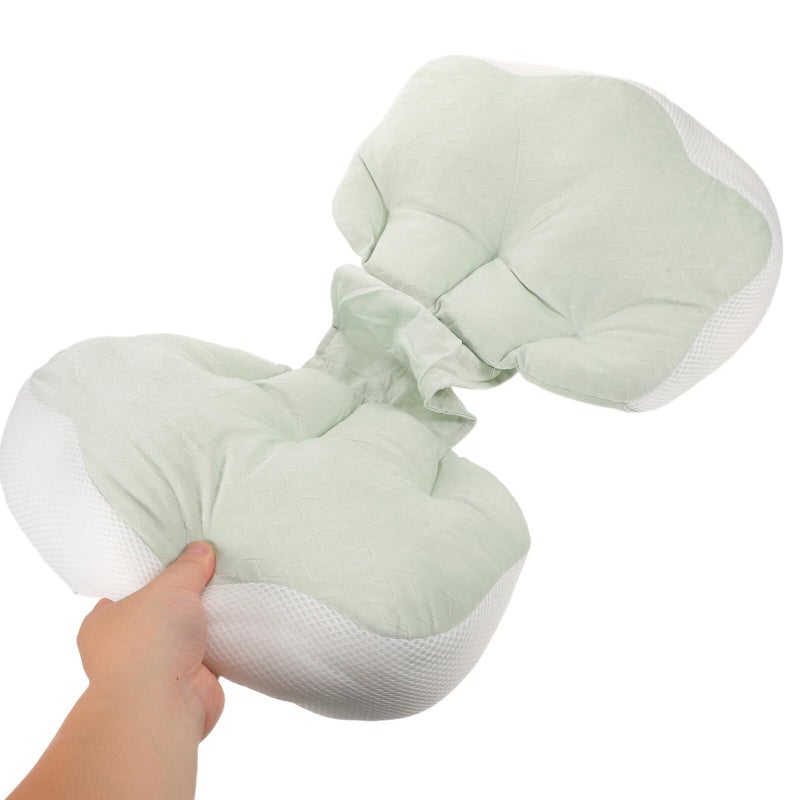 Green Full Body Maternity Pillow for Side Sleeping Back Belly Hips Support - Image 5