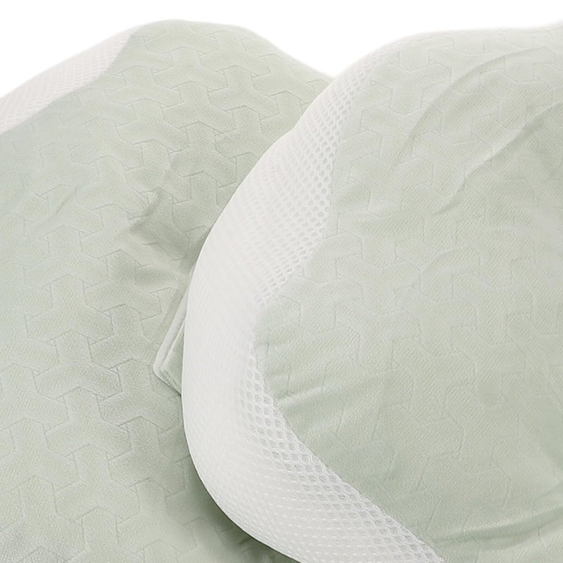 Green Full Body Maternity Pillow for Side Sleeping Back Belly Hips Support - Image 4