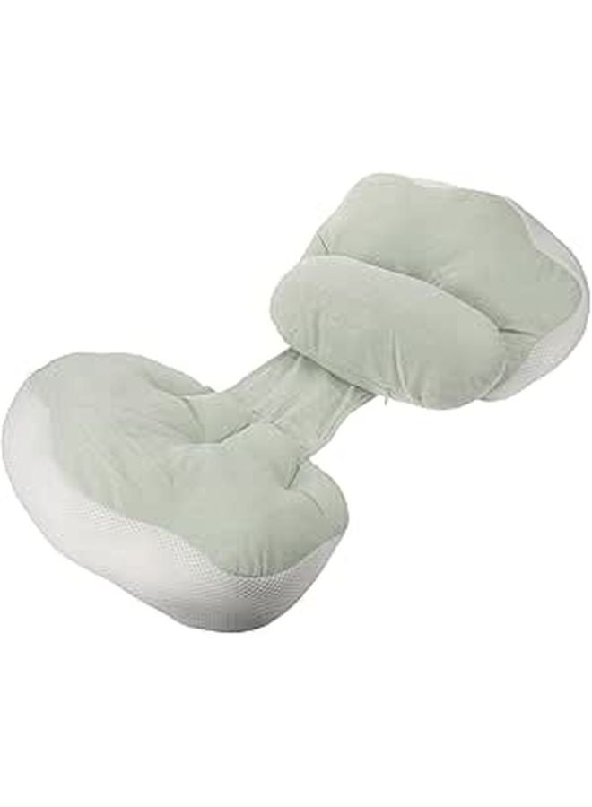 Green Full Body Maternity Pillow for Side Sleeping Back Belly Hips Support - Image 1