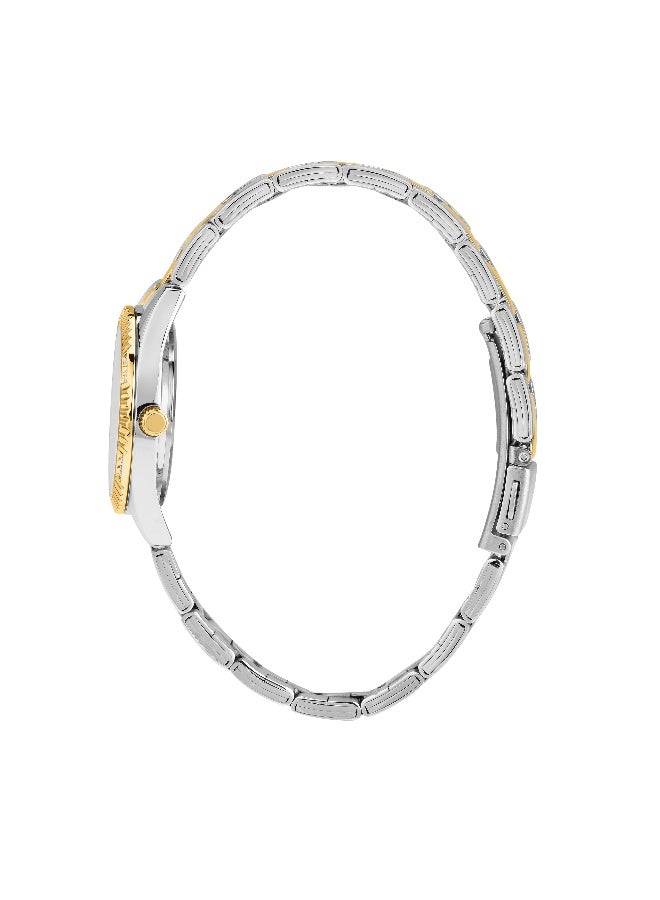 B&G Women's Green Round Analog Dial with Multicolour Metal Band Watch - 31mm - R3853241529 - Image 3