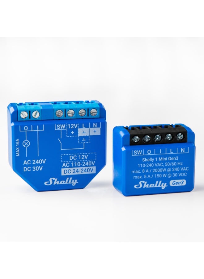 شيلي Shelly 1 Mini - مفتاح ترحيل واي فاي ذكي | حجم صغير - Image 3