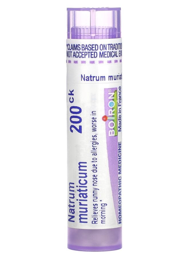 Natrum Muriaticum 200CK Allergy Relief Approx 80 Pellets