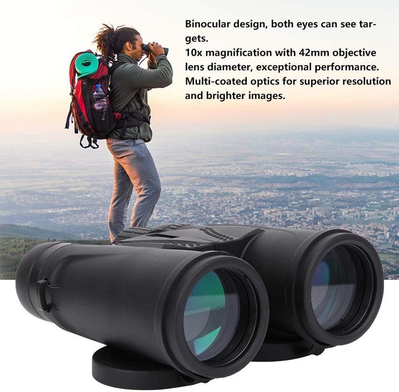 Telescope, 10x42 for Adults - Powerful Lightweight HD Birds Watching Hunting Concerts with Light Weak Vision - Image 2