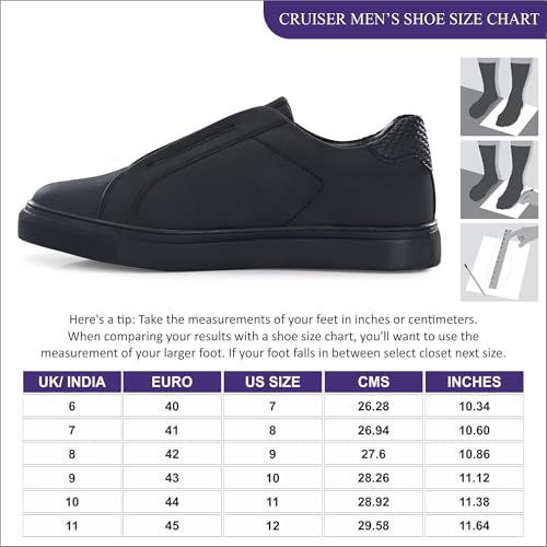 Cruiser Sneaker for Men | Comfort & Style with Soft Cushioned Insole | Trendy Slip On Design for Casual Outfits - Image 5