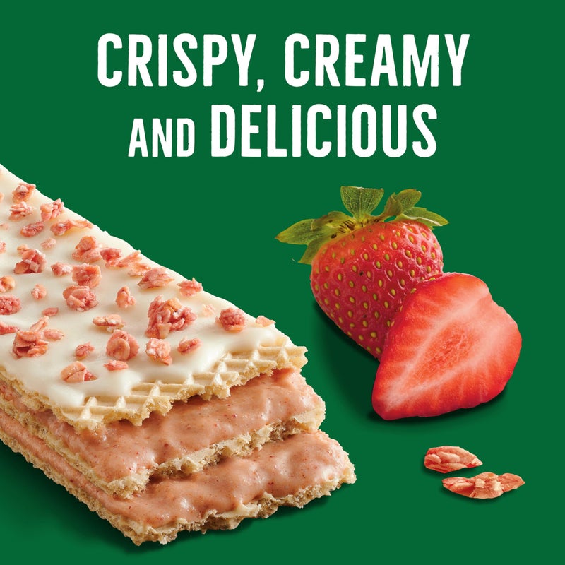 Nature Valley بار wafers كريمي مقرمش من ناتشر فالي، بالفراولة، حبوب كاملة، 5 بار، 6.5 أونصة - Image 3