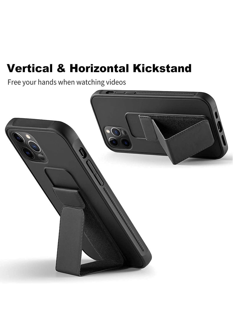 BORTONY iPhone 15 Pro Max Case Cover Finger Grip holder Phone Car Magnetic Multi function Shockproof Compatible with Apple iPhone 15 Pro Max  - Image 2