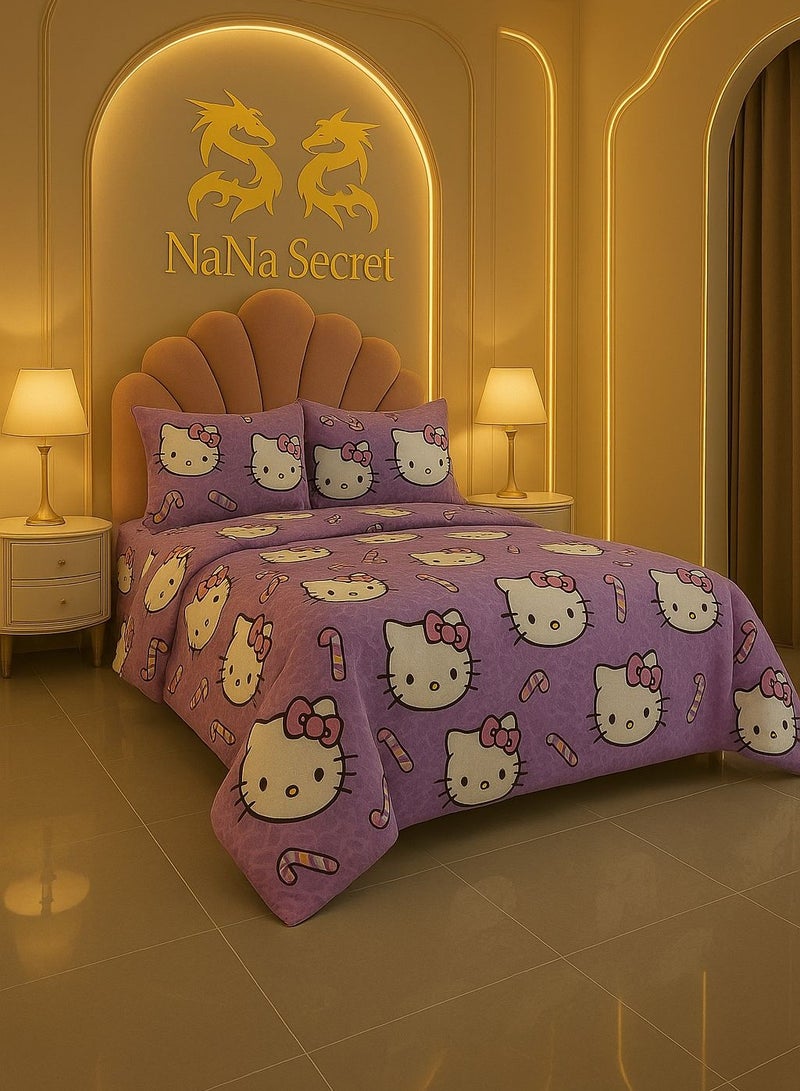 طقم دفاية سرير أطفال 6 قطع حفر ليزر