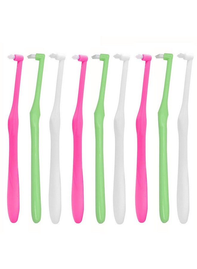 Angzhili 9 Pieces Interspace Toothbrush,End Tuft Orthodontic Toothbrush Tapered Orthodontic Brush For Hard To Reach Areas,Gap Toothbrush For Orthodontic Braces Bridges And Implants - Image 1