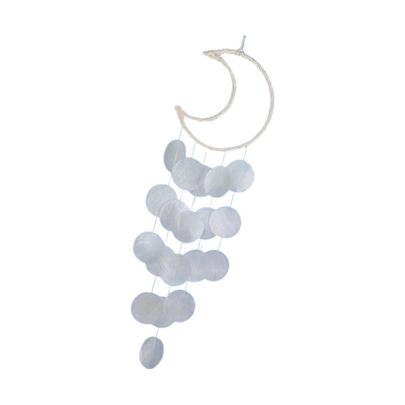 Star Shape Coastal Shell Wind Chime Handmade Natural Seashells Outdoor Balcony Garden Porch Decoration - Image 2