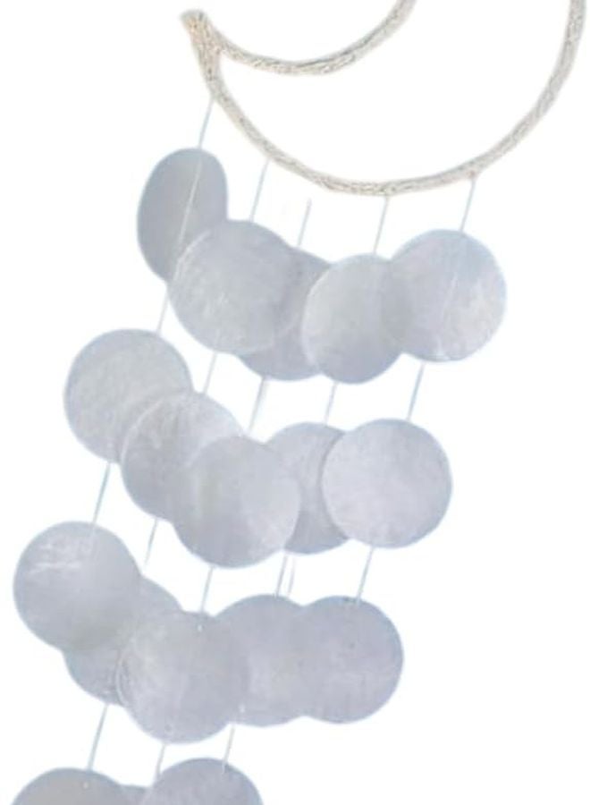 Star Shape Coastal Shell Wind Chime Handmade Natural Seashells Outdoor Balcony Garden Porch Decoration - Image 1