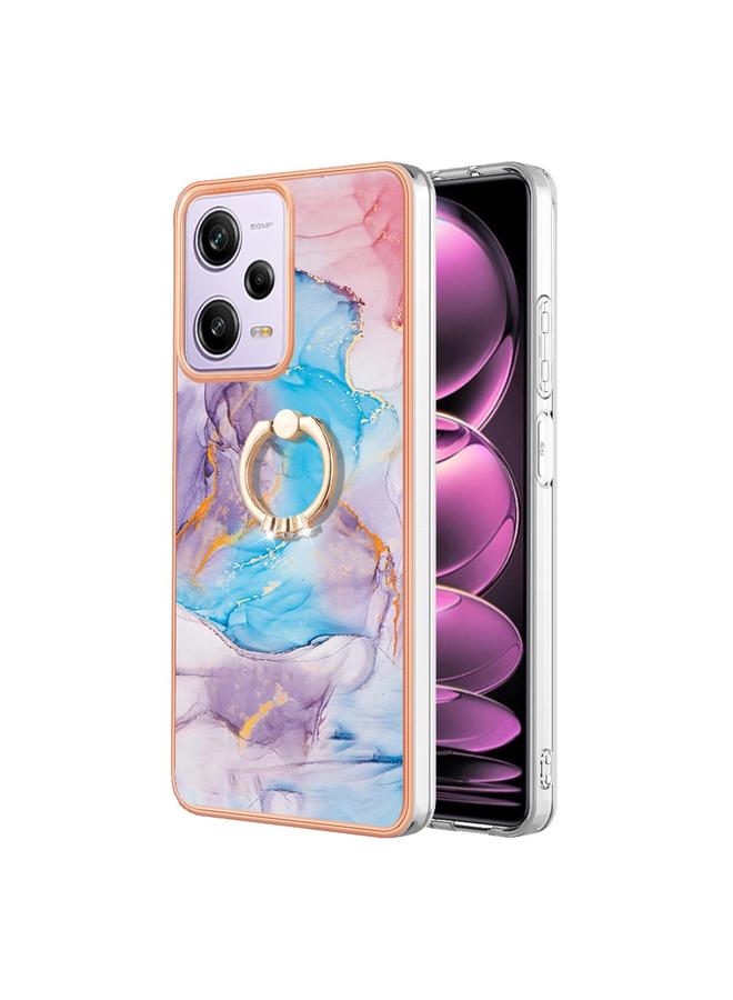 Case For Xiaomi Poco X5 Pro 5G Electroplating IMD TPU Phone Case with Ring