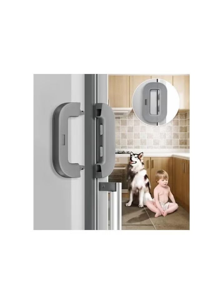 Refrigerator door lock to prevent children from opening the door - Image 3