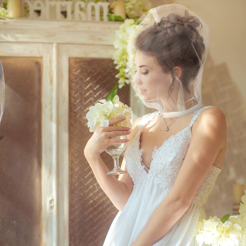 Bridal Short Veil for Bachelorette Party - Image 3