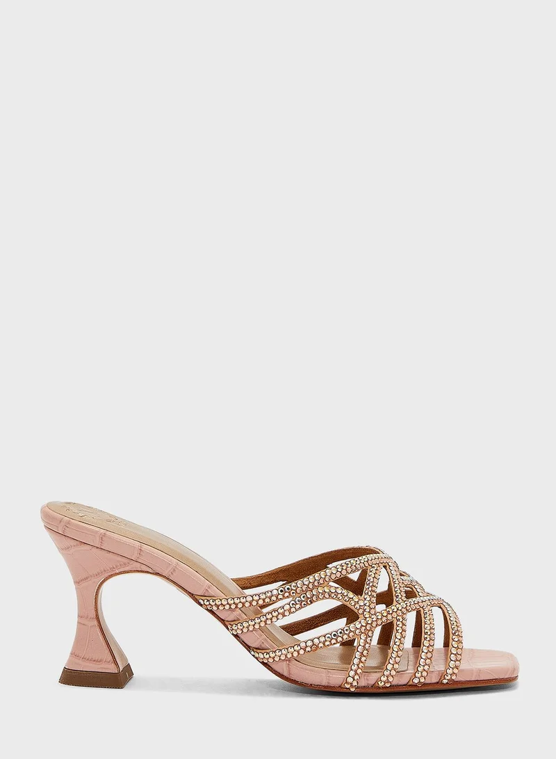 Nicoli Oviya Mid Heel Sandals
