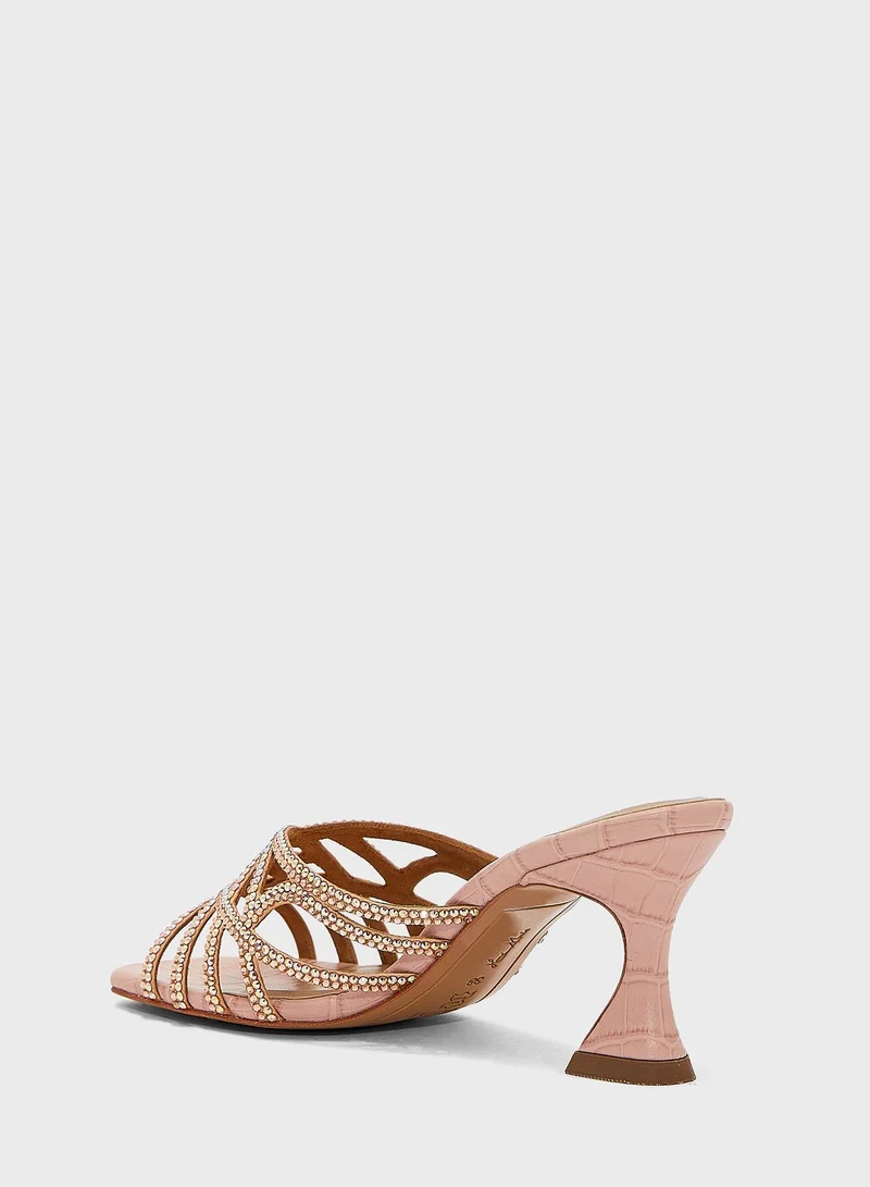 Nicoli Oviya Mid Heel Sandals