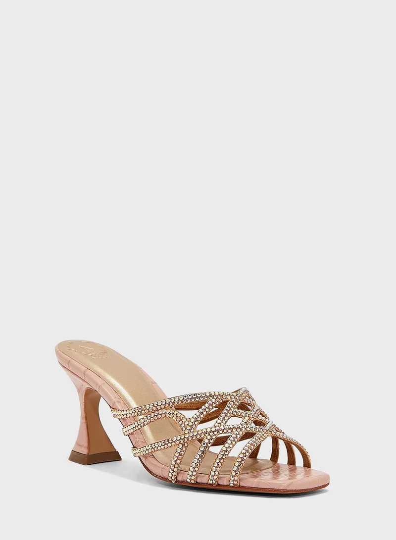 Nicoli Oviya Mid Heel Sandals