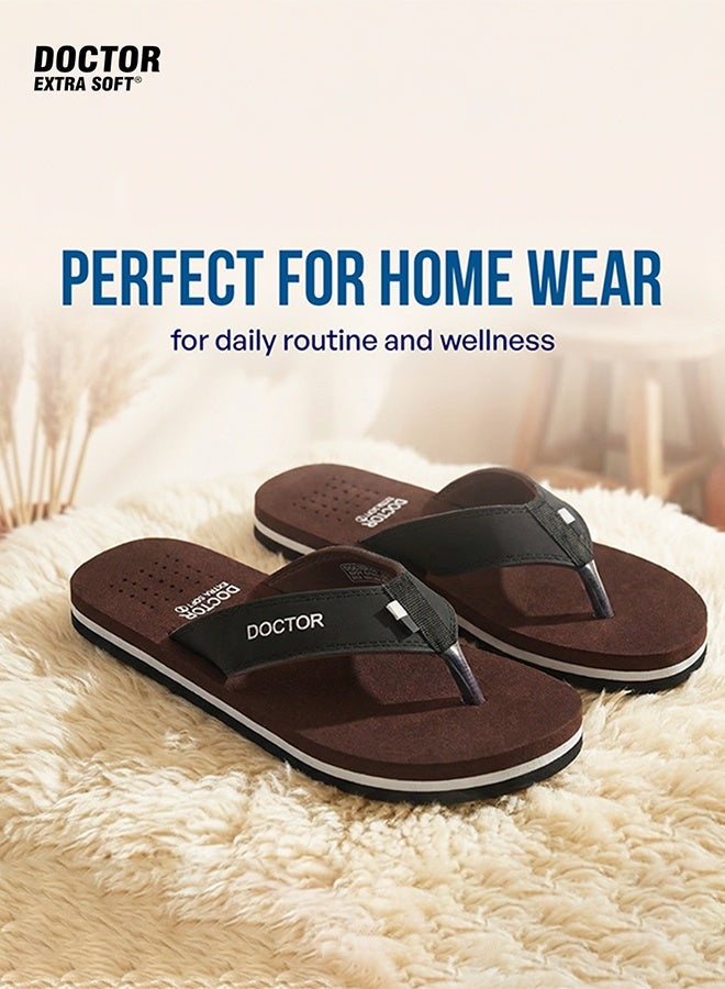 DOCTOR EXTRA SOFT Orthopedic Flip Flops for Men | Soft Cushion Comfortable Daily Wear Anti Slip Slippers Comfort Lightweight | Doctor Extra Soft - Image 5