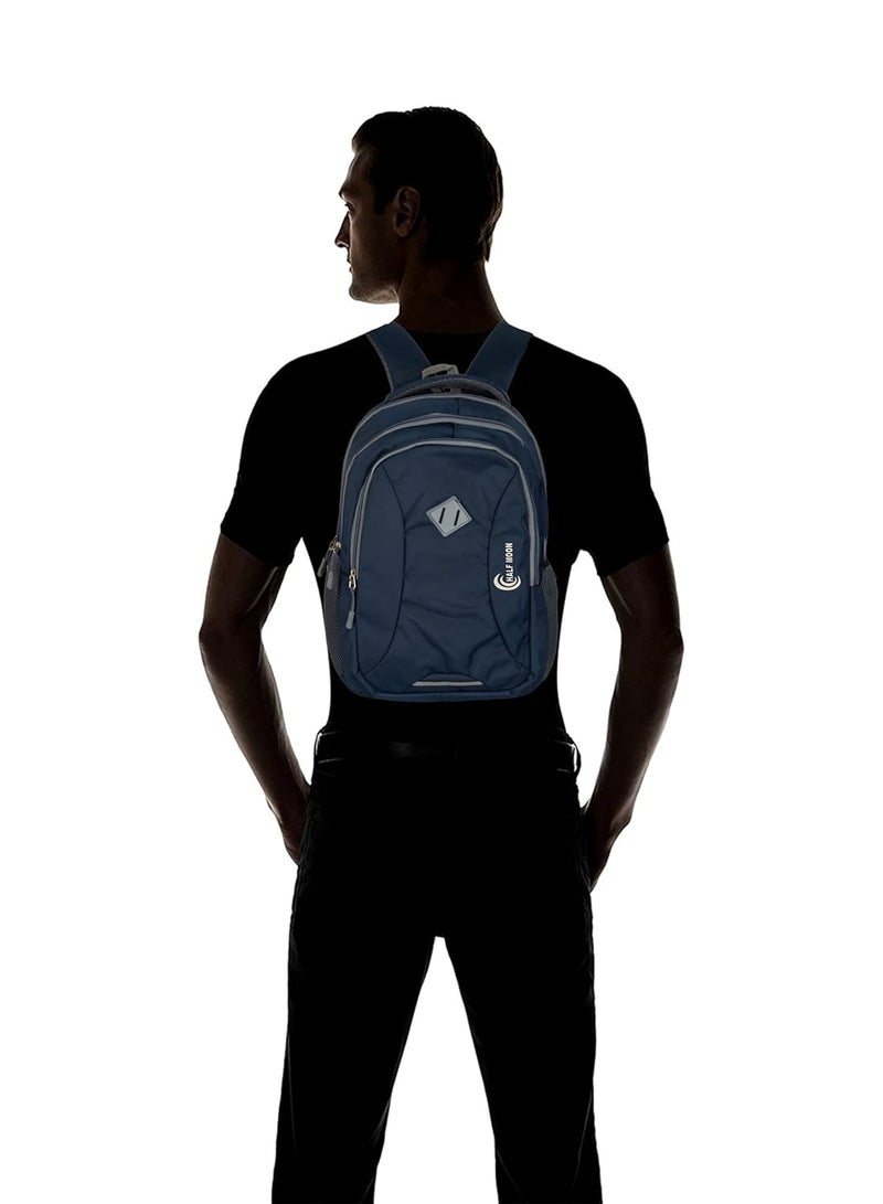 هاف مون Half Moon 35L College Laptop Bags for Men Office use | School Bag for Boys Girls | backpack for women | laptop bags for women office use | Collage Bagpack with Padded Laptop Compartment & Rain Cover - Image 3
