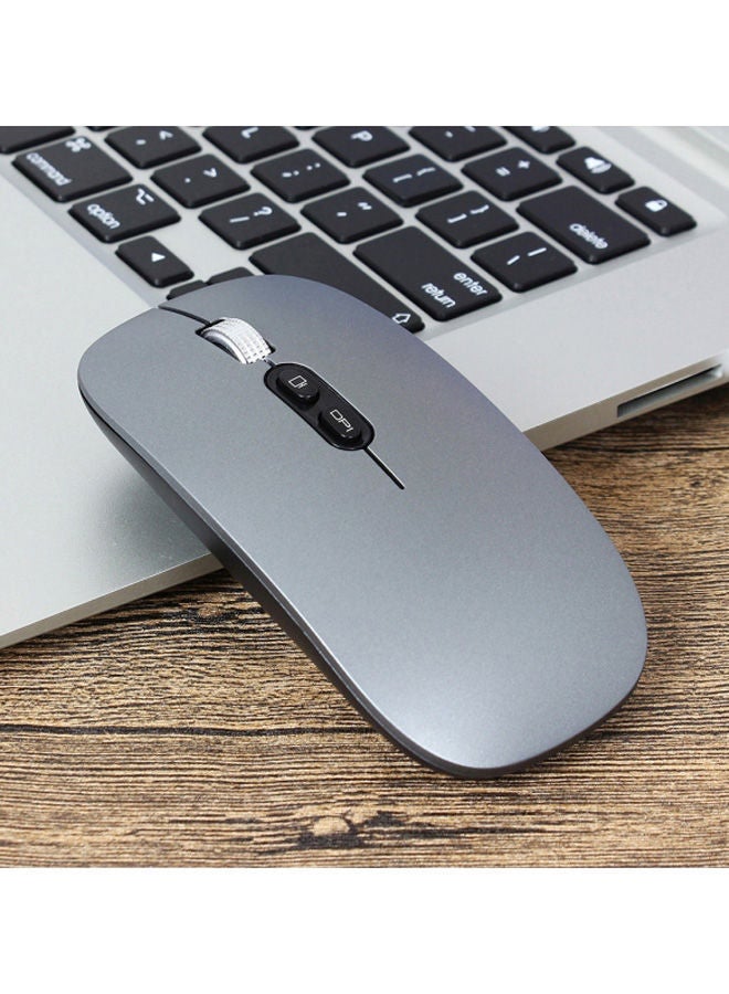 NIBEMINENT M103 Wireless Rechargeable Mouse 11.3x2.5x5.7cm Grey/Black  - Image 5