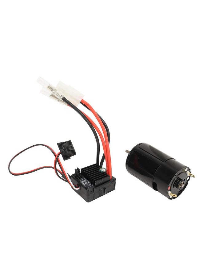 Brushed Motor ESC Combo 550 Brushed Motor with 60A Brushed ESC for Tamiya Drag Head Tractor Truck 1/14 Off Road Climbing Car 1/10 29T