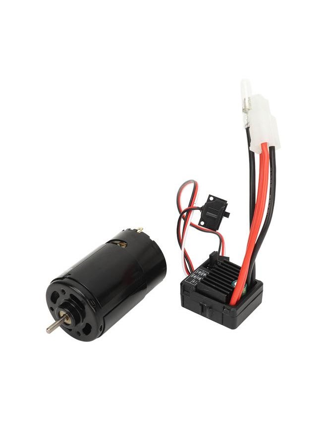 Brushed Motor ESC Combo 550 Brushed Motor with 60A Brushed ESC for Tamiya Drag Head Tractor Truck 1/14 Off Road Climbing Car 1/10 29T