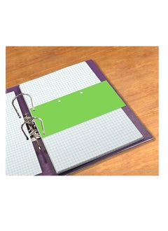 ELBA Elba 400014012 Strips Duo, Neutral, 240 x 105 mm; 160 g/m²/Box 60 Dividers, Green  - Image 3