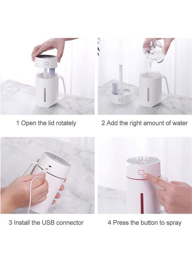 نيبمينينت جهاز ترطيب الهواء محمول باليد مزوّد بمنفذ USB أبيض 15.4x9.6x9.4سم  - Image 4