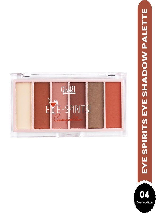 جلام 21 باليت ظلال العيون Glam21 Eye Spirits | ألوان غنية بالأصباغ، مطفية ولامعة | تركيبة سهلة الدمج ومقاومة للتجعد | باليت مكياج عيون يدوم طويلاً | 18 غرام، Cosmopolitan-04 - Image 2