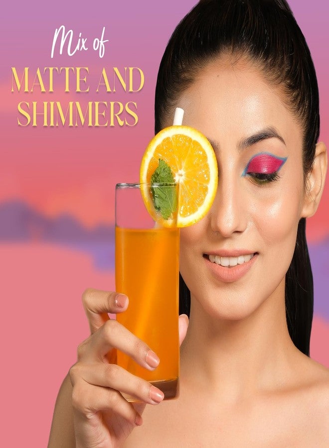 جلام 21 باليت ظلال العيون Glam21 Eye Spirits | ألوان غنية بالأصباغ، مطفية ولامعة | تركيبة سهلة الدمج ومقاومة للتجعد | باليت مكياج عيون يدوم طويلاً | 18 غرام، Cosmopolitan-04 - Image 5