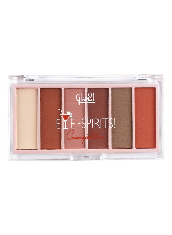 جلام 21 باليت ظلال العيون Glam21 Eye Spirits | ألوان غنية بالأصباغ، مطفية ولامعة | تركيبة سهلة الدمج ومقاومة للتجعد | باليت مكياج عيون يدوم طويلاً | 18 غرام، Cosmopolitan-04 - Image 1