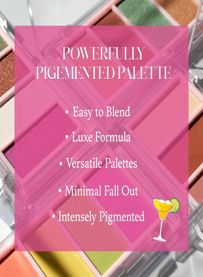 جلام 21 باليت ظلال العيون Glam21 Eye Spirits | ألوان غنية بالأصباغ، مطفية ولامعة | تركيبة سهلة الدمج ومقاومة للتجعد | باليت مكياج عيون يدوم طويلاً | 18 غرام، Cosmopolitan-04 - Image 3