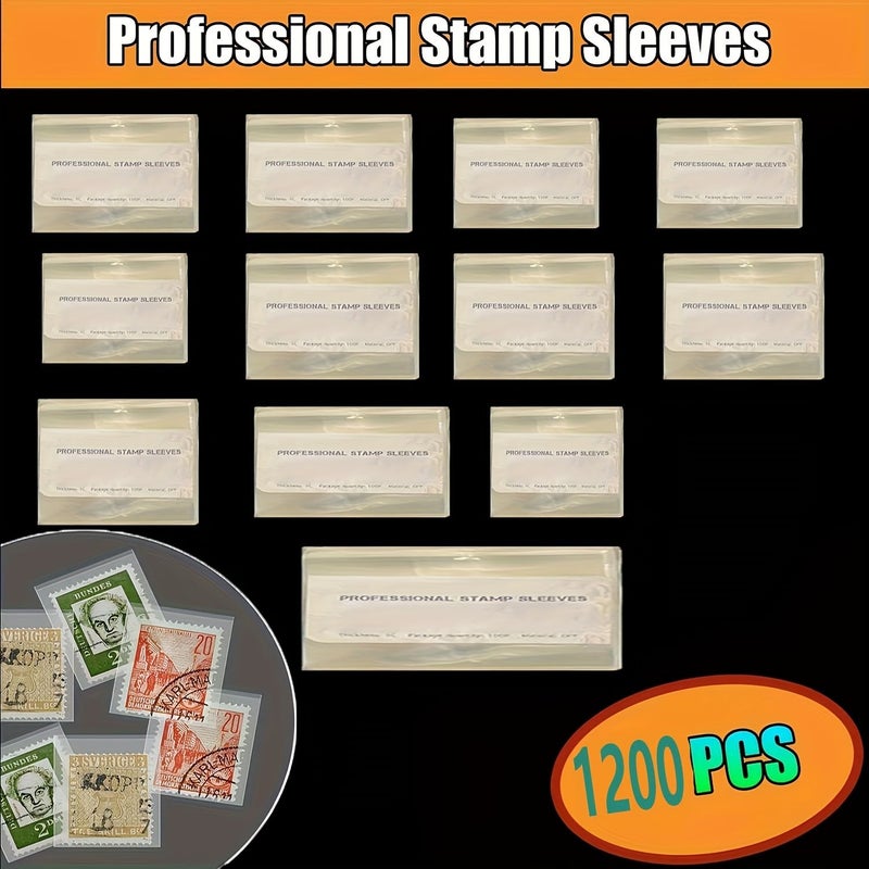 Philatelic Stamp Collection Bags OPP 100pcs 35x65 cm Storage and Display - Image 5